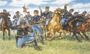 Union Cavalry in scale 1:72