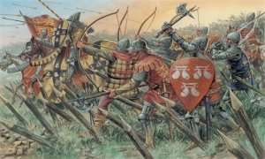 English Knights and Archers in scale 1-72