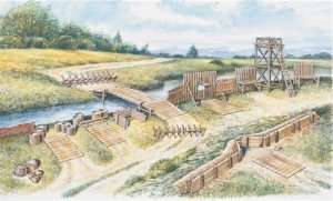 Battlefield accessories set in scale 1-72 - Napoleonic War