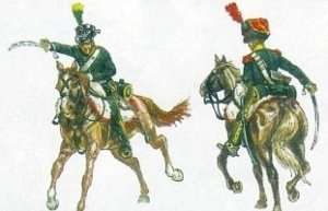 French Light Cavalry in scale 1-72