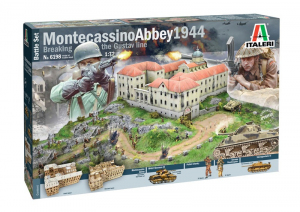Montecassino Abbey 1944 Breaking the Gustav Line Battle Set Italeri 6198