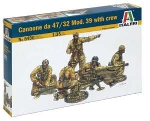 Italeri 6490 Cannone da 47/32 Mod.39 with crew