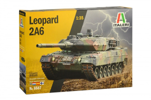 Leopard 2A6 model Italeri 6567 in 1-35