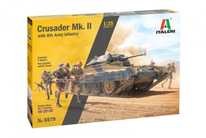 Italeri 6579 Crusader Mk.II z figurkami model 1-35