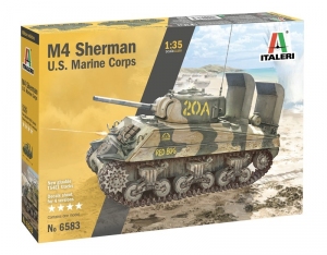 M4 Sherman U.S. Marine Corps model Italeri 6583 in 1-35