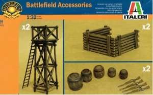 Battlefield Accessories in scale 1-32 Italeri 6870