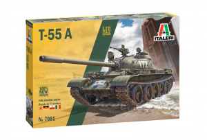 T-55A Medium Battle Tank model Italeri 7081 in 1-72