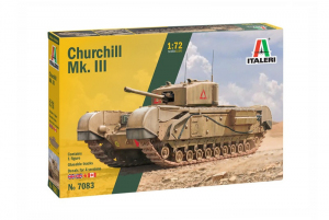 Churchill Mk.III model Italeri 7083 in 1-72 