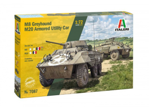 Italeri 7087 M8 Greyhound / M20 Armoured Utility Car 1/72