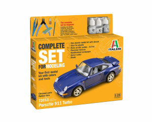 Italeri 72013 Complete Modeling Set Porsche 911 Turbo 1/24