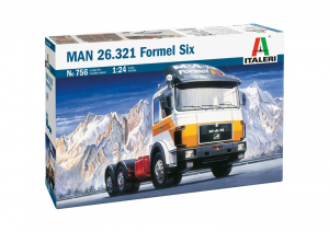 Truck MAN 26.231 Formel Six in scale 1-24 Italeri 0756