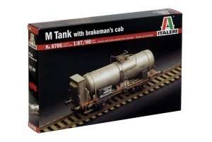 M Tank with brakemans cab in scale 1-87