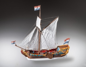 Jacht holenderski drewniany model 1-48 nr D023