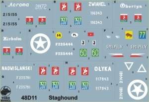Staghound in Polish service vol. 1 in scale 1-48