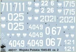 Polish Army 1945-65 vol.2 in scale 1-48