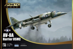 Kinetic 48072 Samolot AV-8A Harrier USMC model 1-48