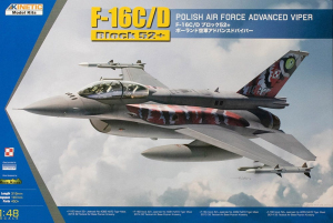 Kinetic 48076 F-16 C/D Block 52+ Polish Air Force Advanced Viper model 1/48