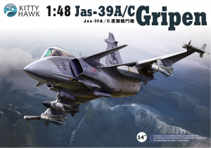 Kitty Hawk 80117 Saab JAS 39 A/C Gripen 1/48