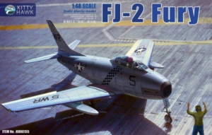 North American FJ-2 Fury model Kitty Hawk 80155 in 1-48