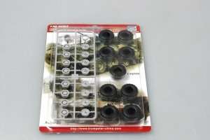 LAV-II series 8x8 Tires - 325/85 R16 XML - in scale 1-35