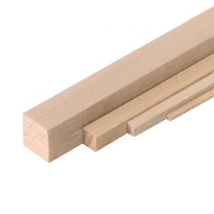 Listewki lipa 1x1mm 10szt - Amati 2400/01 