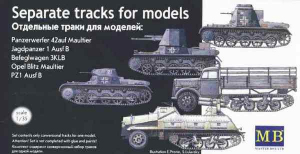 MB 3505 Separate tracks for Panzerwerfer 42, Jagdpanzer I Ausf.B, Befeglwagen 3KLB, Opel Blitz, Panzer 1 Ausf.B 1/35