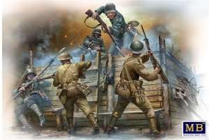 MB 35116 Ręka w rękę walka piechoty niemieckiej i brytyjskiej WW I  