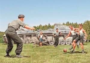 MB 35149 Niemieccy czołgiści - przerwa między bitwami