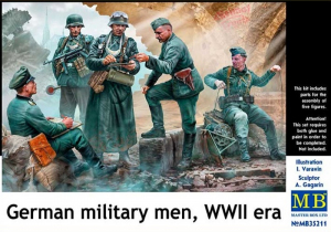 German military men WWII era MB 35211 in 1-35