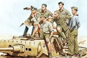 MB 3561 Rommel and German Tank Crew