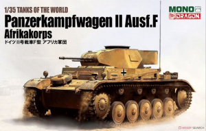 MONO X Dragon MD002 Pz.Kpfw.II Ausf.F w/Interior Afrika Corps 1:35