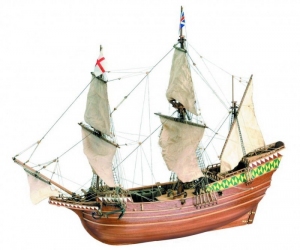 Artesanía Latina 22412 Wooden Model Ship: La Pinta Caravel 1/65