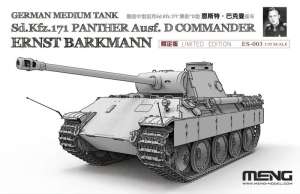 Sd.Kfz.171 Panther Ausf.D Commander Barkman- Meng, in scale 1-35