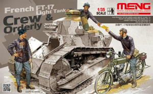 Meng HS-005 French FT-17 Light Tank - Crew & Orderly 1/35