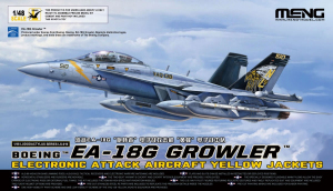 Meng LS-019 Boeing EA-18G Growler Electronic Attack Aircraft Yellow Jackets 1/48