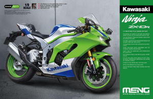 Meng MT-007 Motorcycle Kawasaki Ninja ZX-10R 1/9