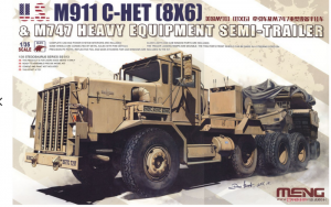 U.S. M911 C-HET 8x6 and M747 model Meng SS-013 in1-35