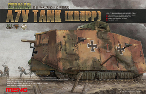 German A7V Tank (Krupp) in scale 1-35