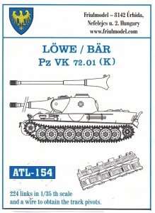 Metalowe gąsienice do czołgów Lowe, Bar, VK7201