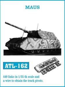 Metalowe gąsienice do czołgu Maus