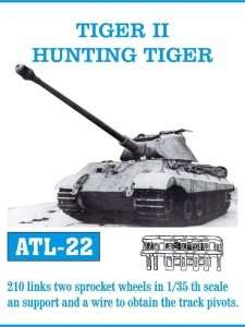 Metal track for Tiger II - Hunting Tiger in scale 1-35