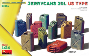 MiniArt 24006 Jerrycans 20L US Type 1/24 