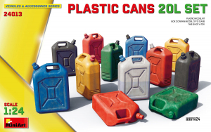 MiniArt 24013 Plastic Cans 20 L Set scale 1/24