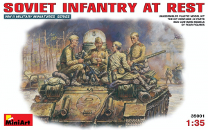 Soviet Infantry At Rest MiniArt 35001 in 1-35