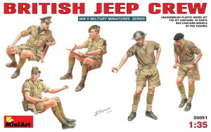 British Jeep Crew MiniArt 35051 in 1-35