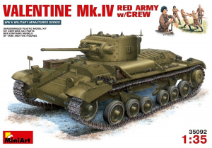 MiniArt 35092 Czołg Valentine Mk.4 Armia Czerwonia z figurkami 