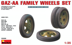 GAZ-AA Family Wheels Set MiniArt 35099 in 1-35