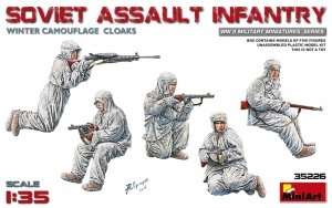 Soviet assault infantry winter comouflage cloaks MiniArt 35226