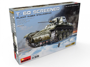 T-60 Screened Plant N.264 Stalingrad MiniArt 35237 in 1-35 damaged box