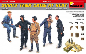 Soviet Tank Crew At Rest MiniArt 35246 in 1-35 Special Edition
